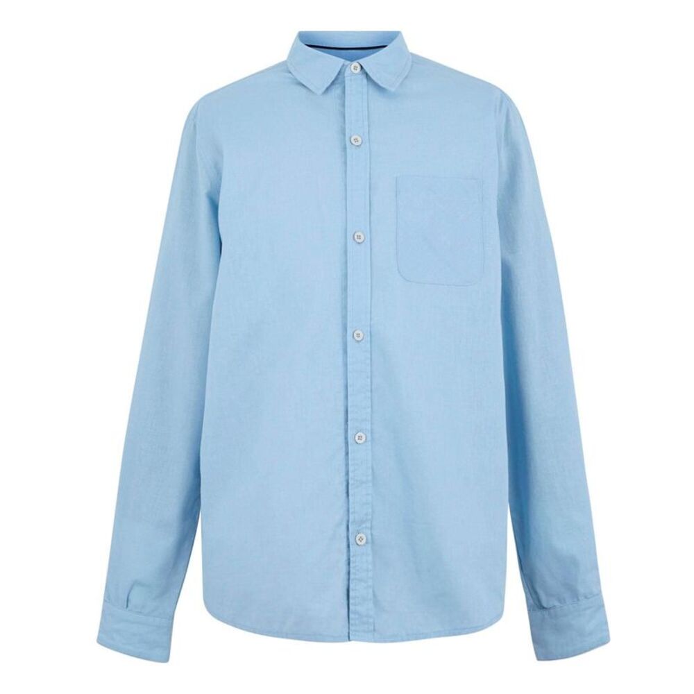 Regatta Mens Loran Long-Sleeved Shirt / Chambray Blue